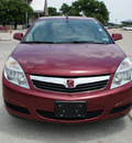 saturn aura 2008 red sedan xe gasoline 6 cylinders front wheel drive automatic 76087