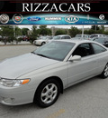 toyota camry 2000 silver coupe solara sle gasoline 6 cylinders front wheel drive automatic with overdrive 60462