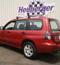 subaru forester 2008 garnet red suv sports 2 5 x gasoline 4 cylinders all whee drive automatic 80905