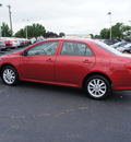toyota corolla 2010 red sedan gasoline 4 cylinders front wheel drive automatic 19153