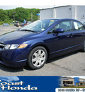 honda civic 2008 royal blue sedan lx gasoline 4 cylinders front wheel drive automatic 08750