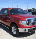 ford f 150 2012 red xlt gasoline 6 cylinders 4 wheel drive 6 speed automatic 62863