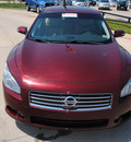 nissan maxima 2009 dk  red sedan 3 5 s gasoline 6 cylinders front wheel drive automatic 76018