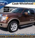 ford f 150 2012 brown lariat flex fuel 8 cylinders 2 wheel drive automatic 32401