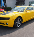 chevrolet camaro 2012 yellow coupe lt gasoline 6 cylinders rear wheel drive 6 speed manual 27591