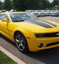 chevrolet camaro 2012 yellow coupe lt gasoline 6 cylinders rear wheel drive 6 speed manual 27591