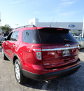 ford explorer 2013 red suv 4x4 flex fuel 6 cylinders 4 wheel drive automatic with overdrive 60546