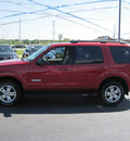 ford explorer 2007 red suv xlt gasoline 6 cylinders 4 wheel drive automatic with overdrive 46410