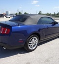 ford mustang 2012 dk  blue v6 gasoline 6 cylinders rear wheel drive 6 speed automatic 77388