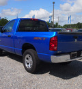 dodge ram pickup 1500 2008 blue pickup truck sxt gasoline 6 cylinders rear wheel drive 6 speed manual 27569