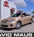 toyota corolla 2011 gold sedan le gasoline 4 cylinders front wheel drive automatic 32771