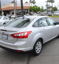 ford focus 2012 silver sedan se flex fuel 4 cylinders front wheel drive automatic 91010