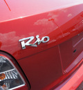 kia rio 2011 red sedan lx gasoline 4 cylinders front wheel drive automatic 19153