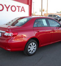 toyota corolla 2011 red sedan gasoline 4 cylinders front wheel drive automatic 79925