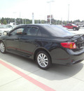 toyota corolla 2010 black sedan s gasoline 4 cylinders front wheel drive automatic 75503