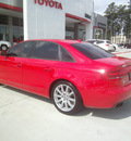 audi a4 2009 red sedan 2 0t quattro gasoline 4 cylinders all whee drive automatic 75503