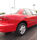 chevrolet cavalier 2002 red sedan gasoline 4 cylinders front wheel drive automatic 61008