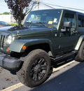 jeep wrangler 2007 green suv sahara gasoline 6 cylinders 4 wheel drive automatic 08753