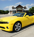 chevrolet camaro 2012 yellow ss convertible gasoline 8 cylinders rear wheel drive automatic 76087