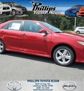 toyota camry 2012 red sedan gasoline 4 cylinders front wheel drive automatic 34788