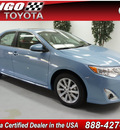 toyota camry 2012 blue sedan xle v6 gasoline 6 cylinders front wheel drive automatic 91731