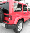 jeep wrangler unlimited 2012 red suv sahara gasoline 6 cylinders 4 wheel drive automatic 34731