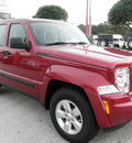 jeep liberty 2012 red suv sport gasoline 6 cylinders 2 wheel drive automatic 34731