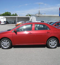toyota corolla 2010 red sedan le gasoline 4 cylinders front wheel drive automatic 62863