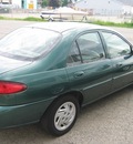 ford escort 2001 green sedan gasoline 4 cylinders front wheel drive automatic 60098