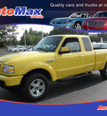 ford ranger 2006 yellow sport gasoline 6 cylinders rear wheel drive automatic 34474
