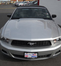 ford mustang 2010 silver 6 cylinders automatic 79925