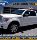 ford f 150 2012 white platinum flex fuel 8 cylinders 2 wheel drive automatic 32401