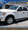 ford f 150 2012 white xlt gasoline 6 cylinders 2 wheel drive automatic 32401