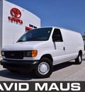 ford econoline e150 2003 white van gasoline 6 cylinders rear wheel drive automatic 32771