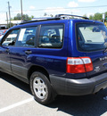 subaru forester 2001 blue suv l gasoline 4 cylinders all whee drive 5 speed manual 27215