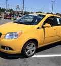 chevrolet aveo 2011 yellow hatchback aveo5 lt gasoline 4 cylinders front wheel drive automatic 27215