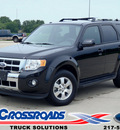 ford escape 2011 black suv limited gasoline 4 cylinders all whee drive automatic 62708