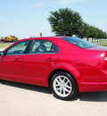 ford fusion 2011 red sedan sel flex fuel 6 cylinders front wheel drive automatic 76018
