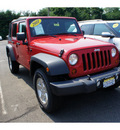 jeep wrangler unlimited 2011 red suv sport gasoline 6 cylinders 4 wheel drive automatic with overdrive 08902