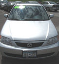 mazda protege 2002 silver sedan lx gasoline 4 cylinders front wheel drive 5 speed manual 55811