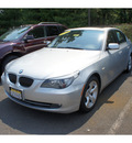 bmw 5 series 2008 silver sedan 528i gasoline 6 cylinders rear wheel drive automatic with overdrive 08902