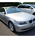 bmw 5 series 2008 silver sedan 528i gasoline 6 cylinders rear wheel drive automatic with overdrive 08902
