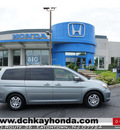 honda odyssey 2007 slate green van ex l gasoline 6 cylinders front wheel drive automatic with overdrive 07724