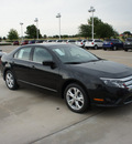 ford fusion 2012 black sedan se gasoline 4 cylinders front wheel drive automatic 76108