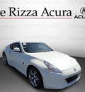 nissan 370z 2010 white coupe gasoline 6 cylinders rear wheel drive automatic with overdrive 60462