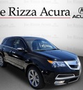 acura mdx 2012 black suv advance ent awd gasoline 6 cylinders all whee drive automatic with overdrive 60462