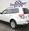 subaru forester 2012 satin white wagon 2 5x premium gasoline 4 cylinders all whee drive 5 speed manual 80905