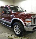 ford f 350 2010 red lariat diesel 8 cylinders 4 wheel drive automatic 14304