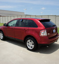 ford edge 2007 red suv sel plus gasoline 6 cylinders front wheel drive automatic with overdrive 76108