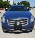 cadillac cts 2009 blue sedan gasoline 6 cylinders rear wheel drive automatic 76087